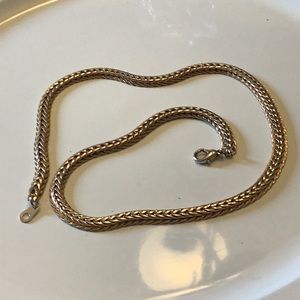 Herringbone necklace lobster claw clasp nice design pretty design